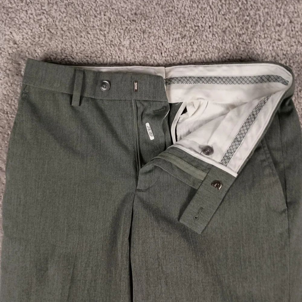 Egara 34S 29x30 Green Skinny Fit Stretch 2 Piece Suit Set With Matching Tie